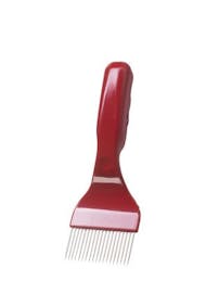 Cappings scratcher with double plastic handle