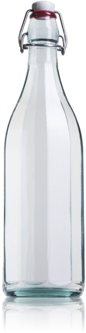 Costolata 1 litro facetada-1000ml-Costolata-Tapón Mécanico-envases-de-vidrio-botellas-de-cristal-y-botellas-de-vidrio-otros