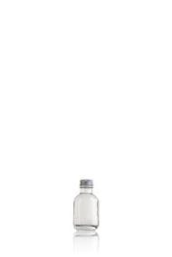 Miniature glass bottle Era 50 ml