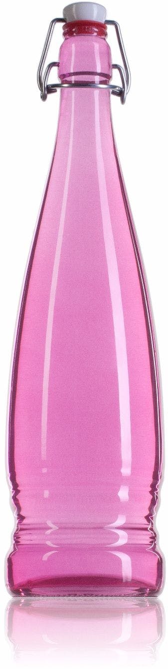 Garrafa Eva 1 litro rosa con tapón mecánico