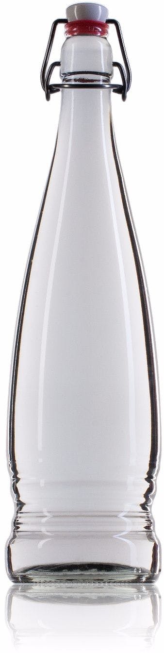 Bottle Eva 1 liter clamp stopper