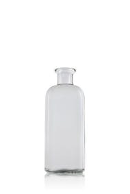 Glass bottle for oil 1 liter with cork stopper