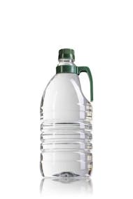 PET bottle  2000 ml with green handle finish neck 36/29 bottle PET