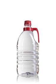 Bouteille PET 2000 ml avec poignée rouje bouche 36/29 bouteille de plastique