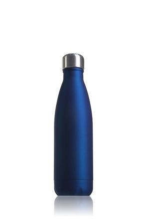 500 ml blue stainless thermal bottle
