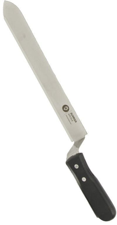 Uncapping honey knife with plastic cuff 24 cm flat