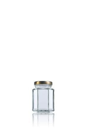 Hexa 116 116ml TO 048 Embalagens de vidro Boioes frascos e potes de vidro para alimentaçao
