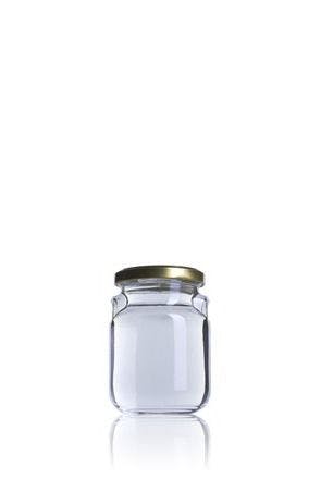Jarra Lusa 275 ml TO 063 Embalagens de vidro Boioes frascos e potes de vidro para alimentaçao