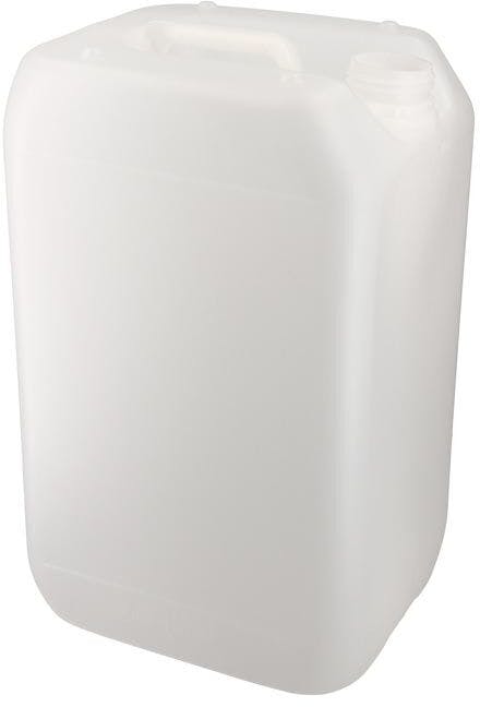 Jerrican de plástico 25 litros apilable blanco translucido