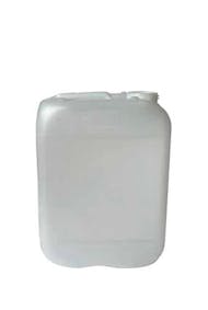 Jerrican en plastique de 5 litres blanc translucide empilable