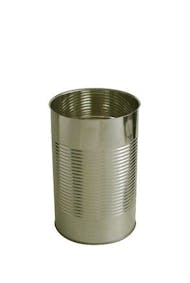 Cylindrical metal tin 5 Kg 4340 ml Gold / Gold standard