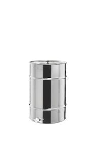 200 kg stainless steel honey storage tank with plastic tap