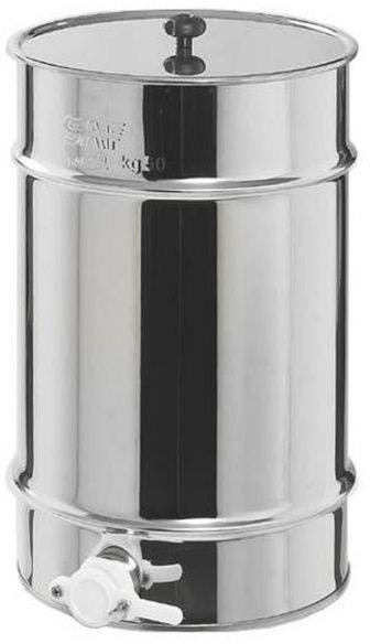 50 kg stainless steel honey storage tank with plastic tap
