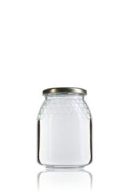 Miel 1 Kg 4 celdillas 746 ml TO 077 Embalagens de vidro Boioes frascos e potes de vidro para alimentaçao