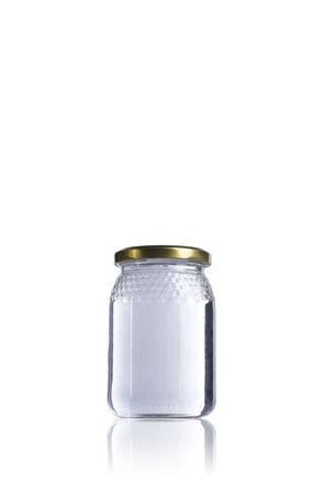 Miel 1 2 Kg 4 cerdilas 380ml TO 066 Embalagens de vidro Boioes frascos e potes de vidro para alimentaçao