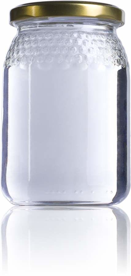 Miel 1 2 Kg 4 cerdilas 380ml TO 066 Embalagens de vidro Boioes frascos e potes de vidro para alimentaçao