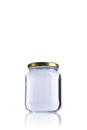 Pot 720 720ml TO 082 Embalagens de vidro Boioes frascos e potes de vidro para alimentaçao