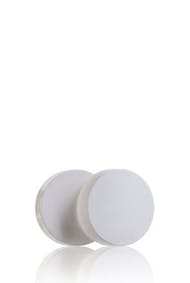 White Plastic Lid for Yogurt Jar