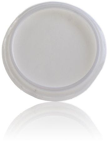 Flat lid for disposable coffee cup