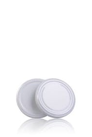 Couvercle TO 100 Blanc Pasteurisation sin botón MetaIMGFr Tapas de cierre