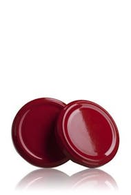 Couvercle TO 66 Rouge Pasteurisation sans bouton  MetaIMGFr Tapas de cierre