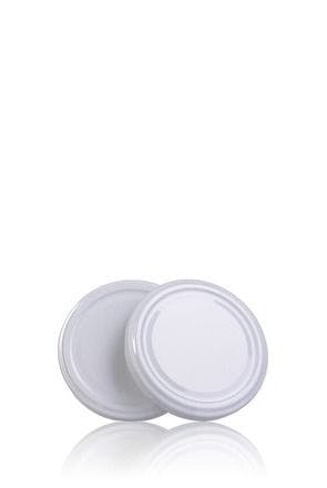 Couvercle TO 70 Blanc Pasteurisation sin botón MetaIMGFr Tapas de cierre