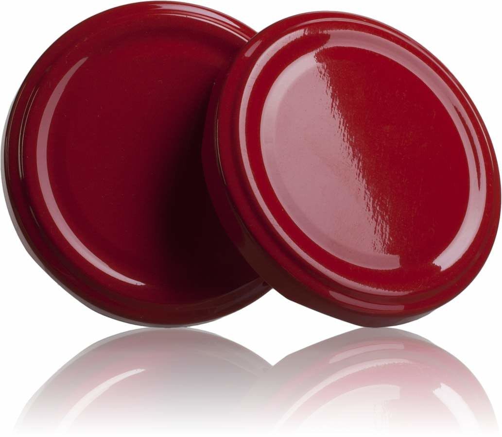 Couvercle TO 82 Rouge Pasteurisation sans bouton  MetaIMGFr Tapas de cierre