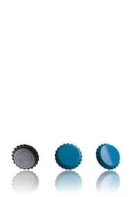 Tapón Corona 26 Azul Claro-sistemas-de-cierre-tapones