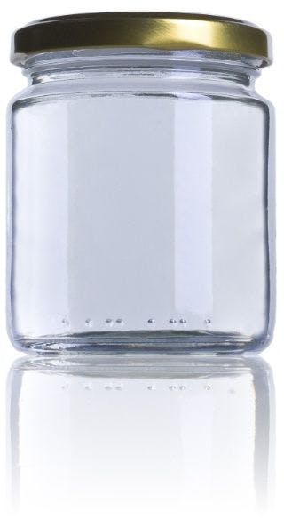B 250 250ml TO 066 Embalagens de vidro Boioes frascos e potes de vidro para alimentaçao
