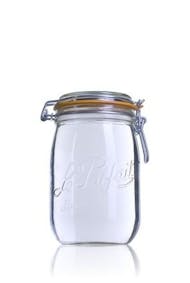 Airtight glass jar Le Parfait Super 1000 ml 1000ml BocaLPS 085mm MetaIMGIn Tarros de vidrio hermeticos Le Parfait