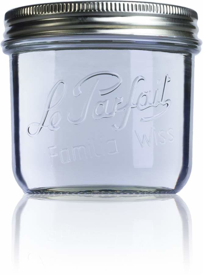 Le Parfait Wiss 500 ml 100 mm Embalagens de vidro Boiões frascos de vidro y potes de cristal le parfait super terrines wiss
