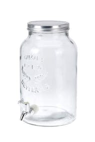 Frasco de vidro para dispensador de bebidas com torneira 5500 ml
