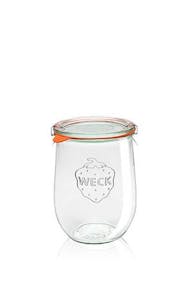 Weck Tulip wide glass jar 1062 ml
