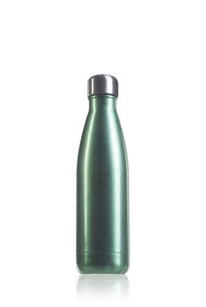 500 ml green stainless thermal bottle