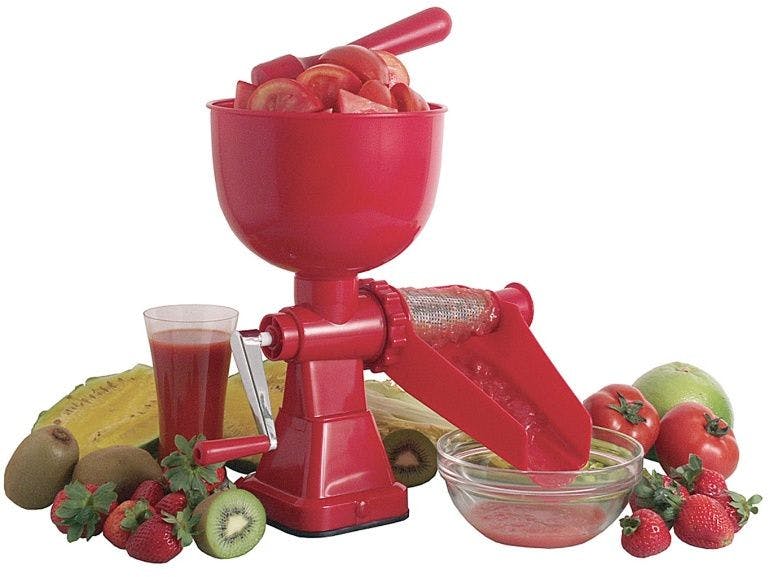 Tania tomato crusher and grater