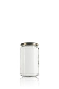 Cylindrical glass jar 398 ml TO 066