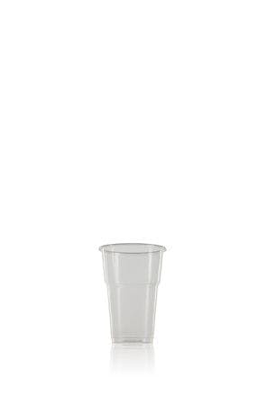 Vaso de plástico PP transparente 330 ml