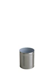 Cylindrical metal tin 1 Kg 850 ml Colorless / Porcelain easy opening