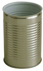 Cylindrical metal tin 1/2 Kg 425 ml  easy opening