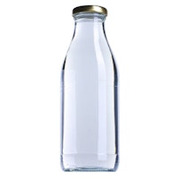 Botellas de vidrio para zumos y leche
